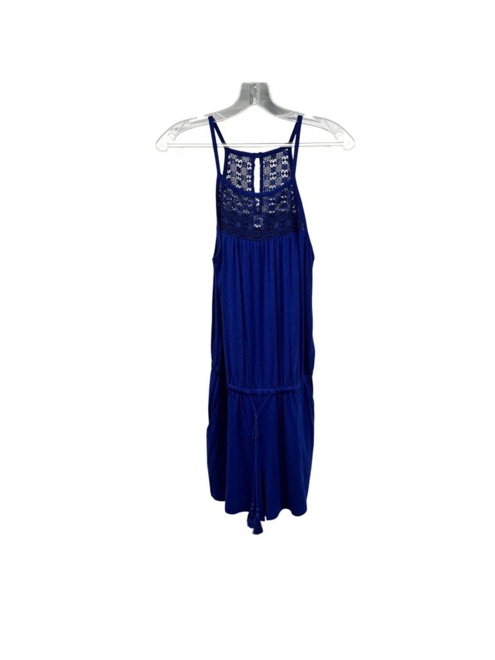 Old Navy Sleeveless Romper Embroidered Blue Purple Size Small New
